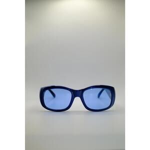 2000' Lazi Big Frame Midnight Blue Sunglasses